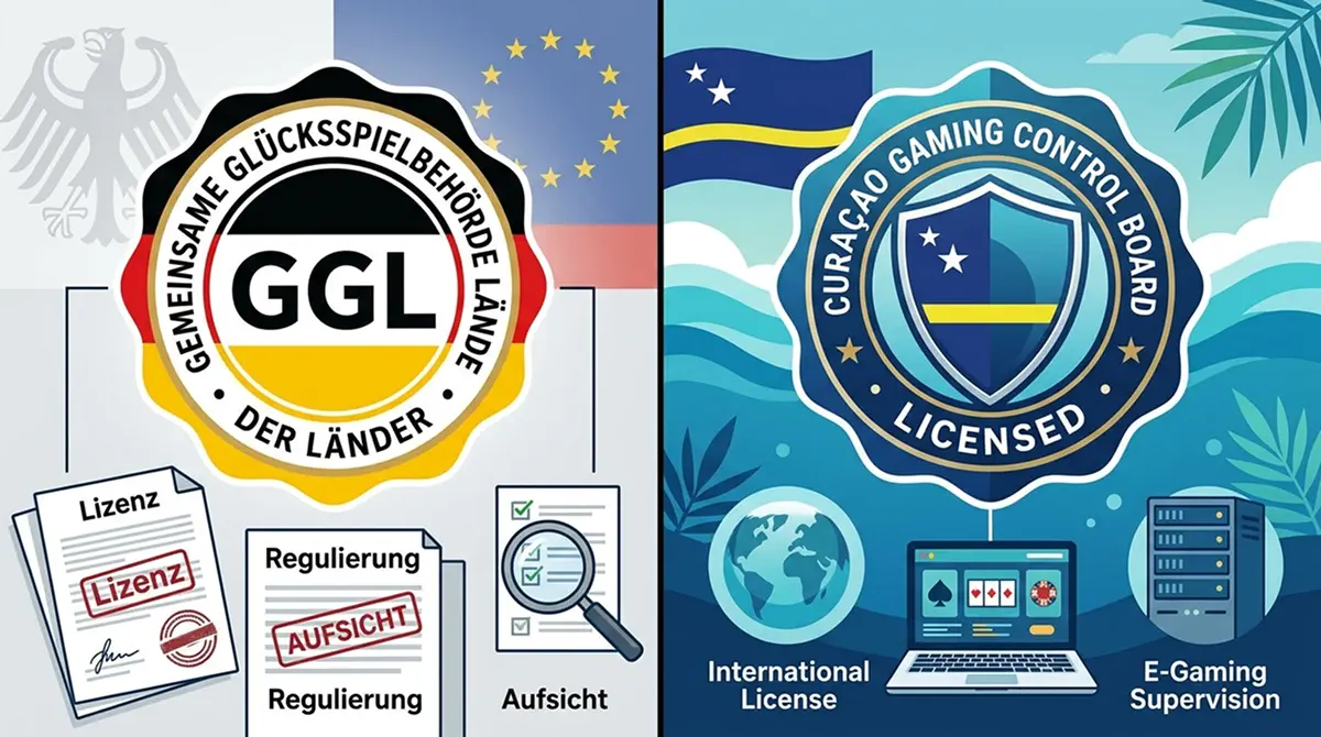 Casino-Vergleich GGL versus Curaçao Lizenz