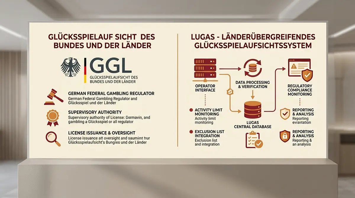 GGL-Whitelist-Logo und LUGAS-Grafik nebeneinander