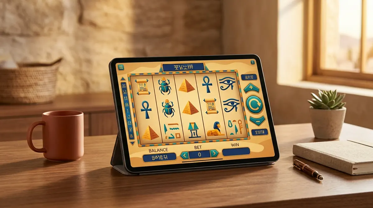 Ägyptisch inspirierter Online-Spielautomat im deutschen Lizenzumfeld