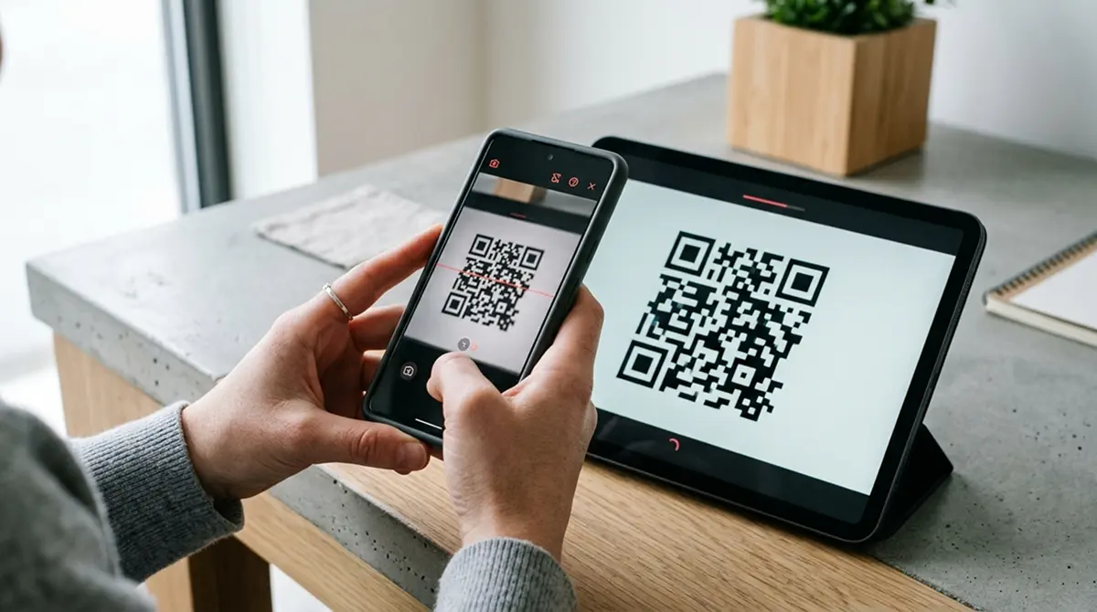 TWINT-Einzahlung im Casino per QR-Code mit dem Smartphone freigeben